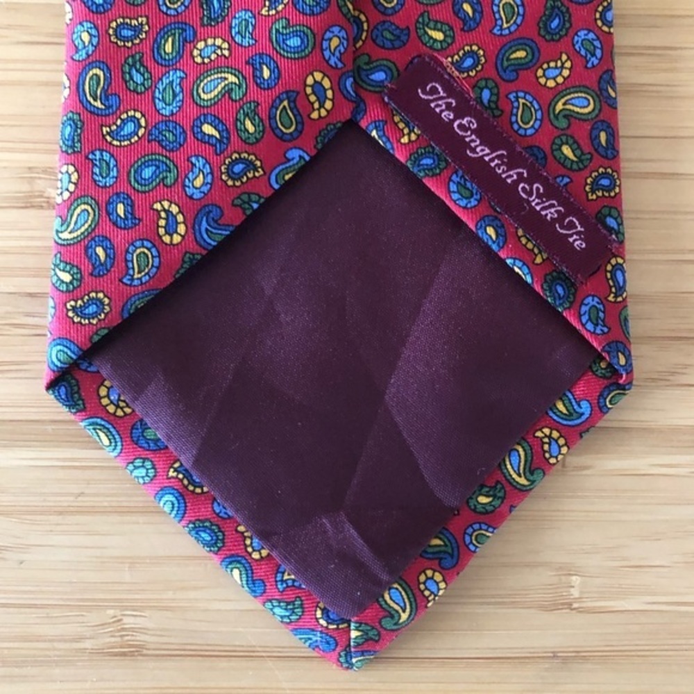 Seaward & Stearn MADE IN ENGLAND Silk Red Tie!